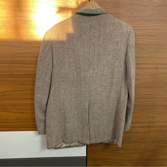 HARRIS TWEED BLAZER - TAN BLUE AND ROSE - 42R - Picture 8 of 16